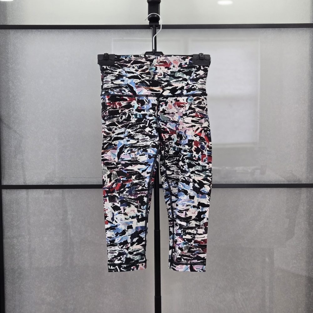 Lululemon Athletica Multicolor Abstract Print Leggings Women's Size 4